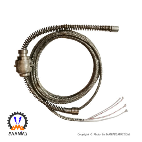 سنسور PT100 کد 22256 ترموکوپل PT100, ترموکوپل روغن, ترموکوپل فلکسیبل (فلکسی), سنسور PT100 چهار سیمه 